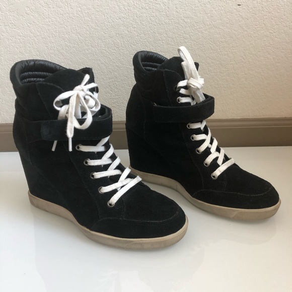 Steve Madden Sneaker Wedge size 9.5 - Discount Shipping! - Picture 2 of 5